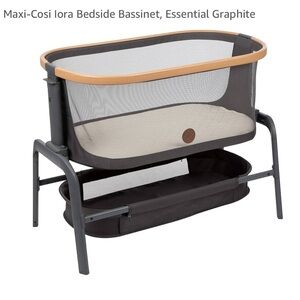 LIKE NEW: Maxi-Cosi Iora Bedside Bassinet, Essential Graphite